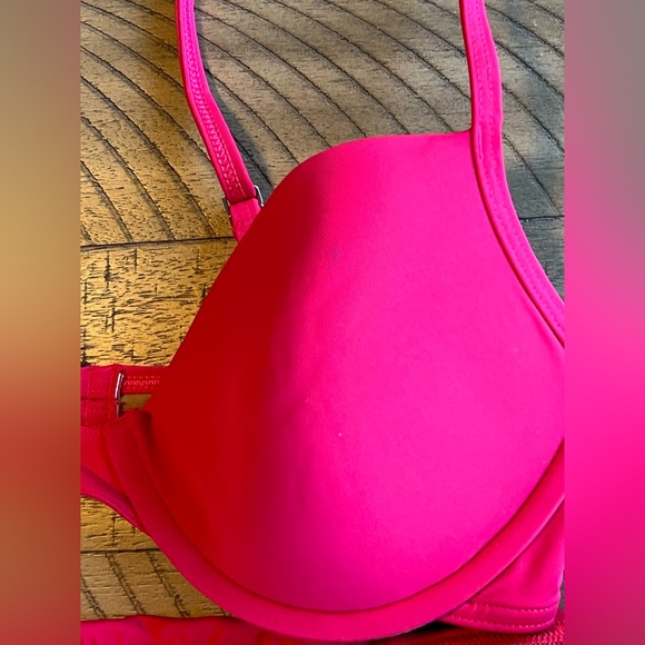 Calvin Klein Pink Bikini Set 34D/L - Picture 2 of 7
